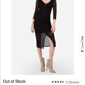 Express Button Dress